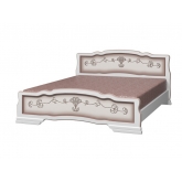 Кровать Карина-6 (дуб молочный) 140 см